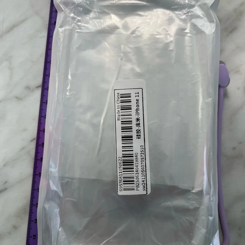 Kuromi Sanrio Themed iPhone Case - Purple iPhone 11 NWT wristlet attachment